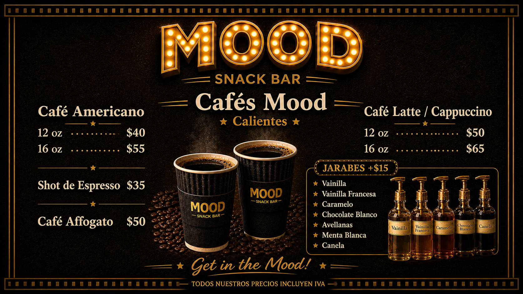 Cafés Calientes
